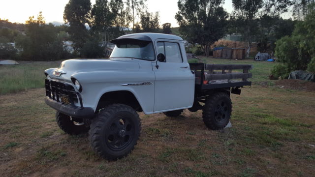 1955 Chevy Apache Stake bed 4x4 1955 Chevrolet 3500 Apache
