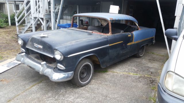 1955 Chevy Bel Air 2 Door Hardtop, Barn Find! Rust Free and Solid! 1955 Chevrolet Bel Air/150/210