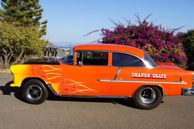 1955 Chevy Bel Air 2dr Post Blown 468 ci Gasser 1955 Chevrolet Bel Air/150/210