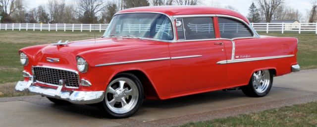 1955 CHEVY Belair coupe all new 55,56,57,58(COLD AIR) hot rod RESTO-MOD 1955 Chevrolet Bel Air/150/210 belair
