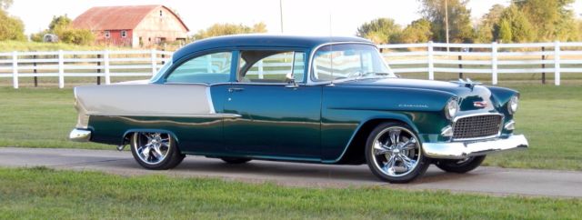1955 CHEVY Belair RESTO-MOD all new 55,56,57,58(COLD A/C) hot rod 1955 Chevrolet Bel Air/150/210 belair
