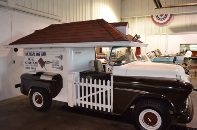 1955 Chevy Bungalow Bar Ice Cream Truck Solid Original no rust Rare Good Humor 1955 Chevrolet Other Pickups