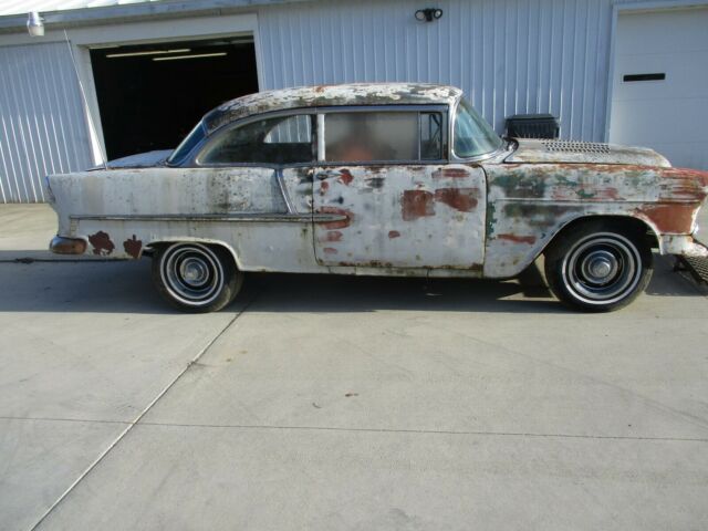 1955 Chevy CHEVROLET Bel Air RAT ROD COUPE 2402 350 V8 TH350 TRANS PROJECT RATTY 1955 Chevrolet Bel Air/150/210
