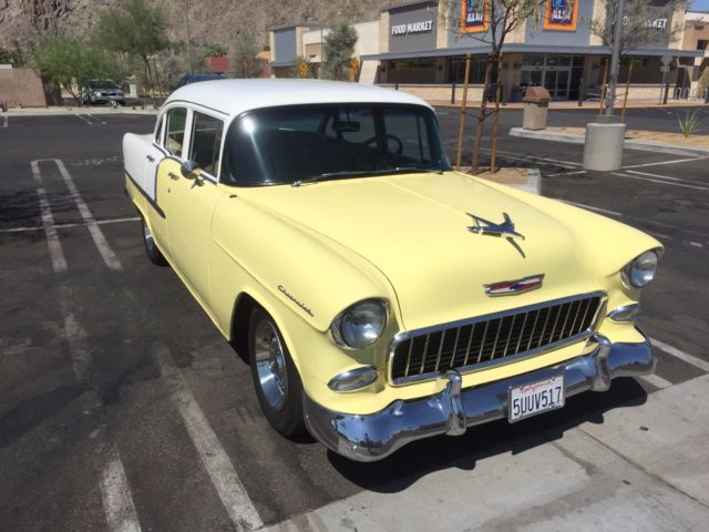 1955 Chevy Excellent Condition 350-V8 700R4 Auto Trans A/C P/S P/B Disc Front 1955 Chevrolet Bel Air/150/210 Four Door