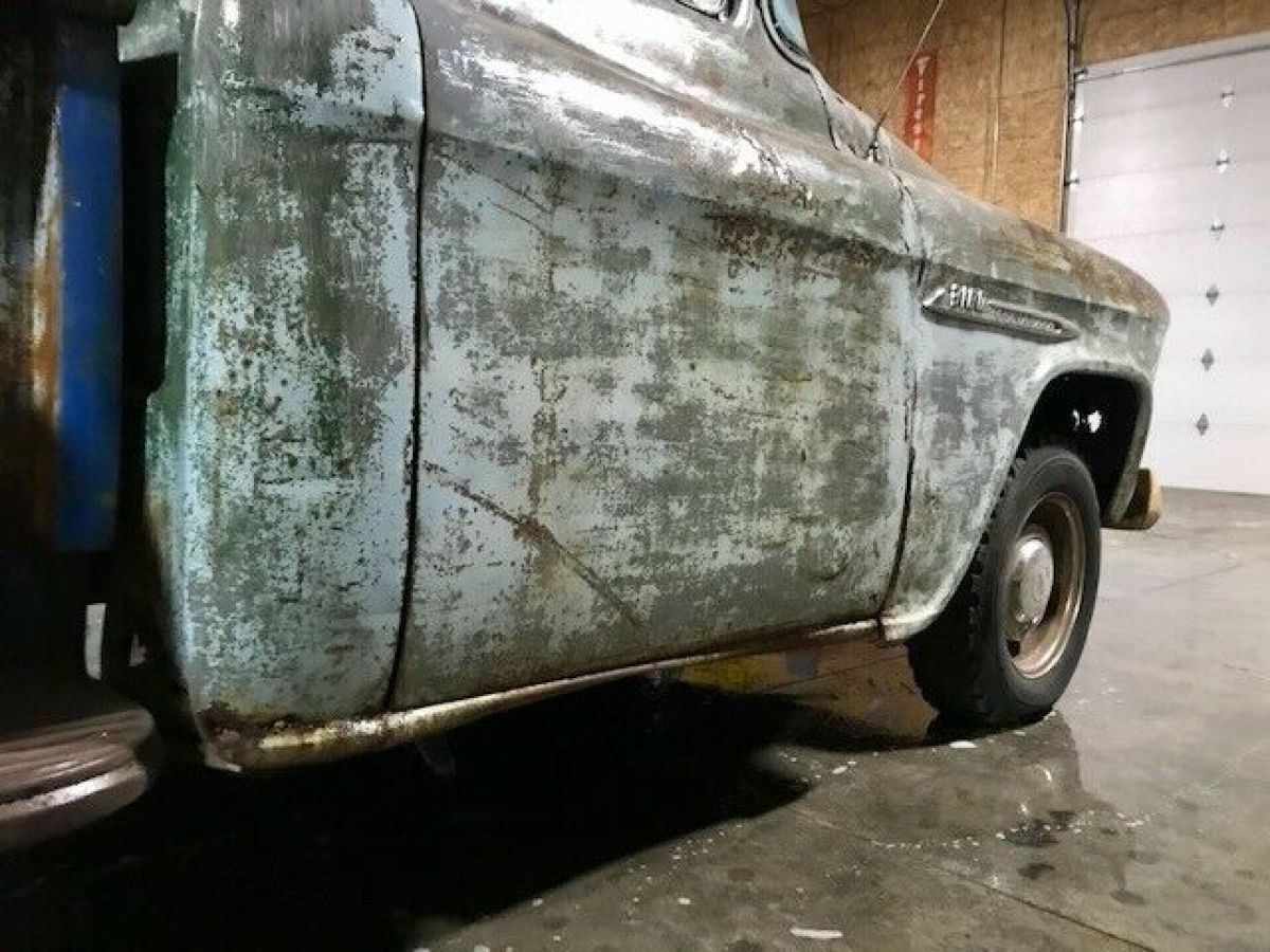 1955 Chevrolet Other Pickups No Reserve 3100 short box step side truck VIDEO - photo 10