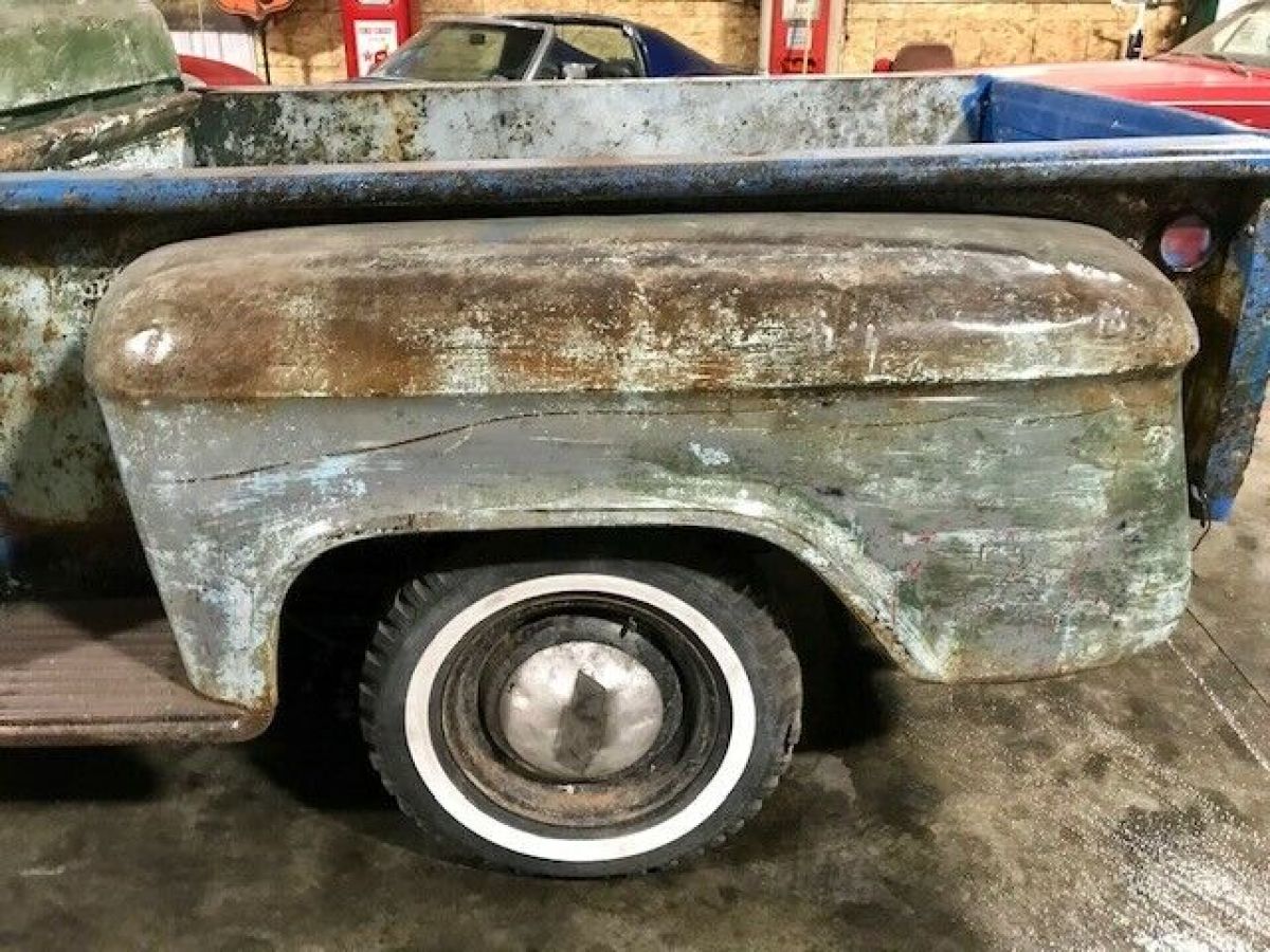 1955 Chevrolet Other Pickups No Reserve 3100 short box step side truck VIDEO - photo 7