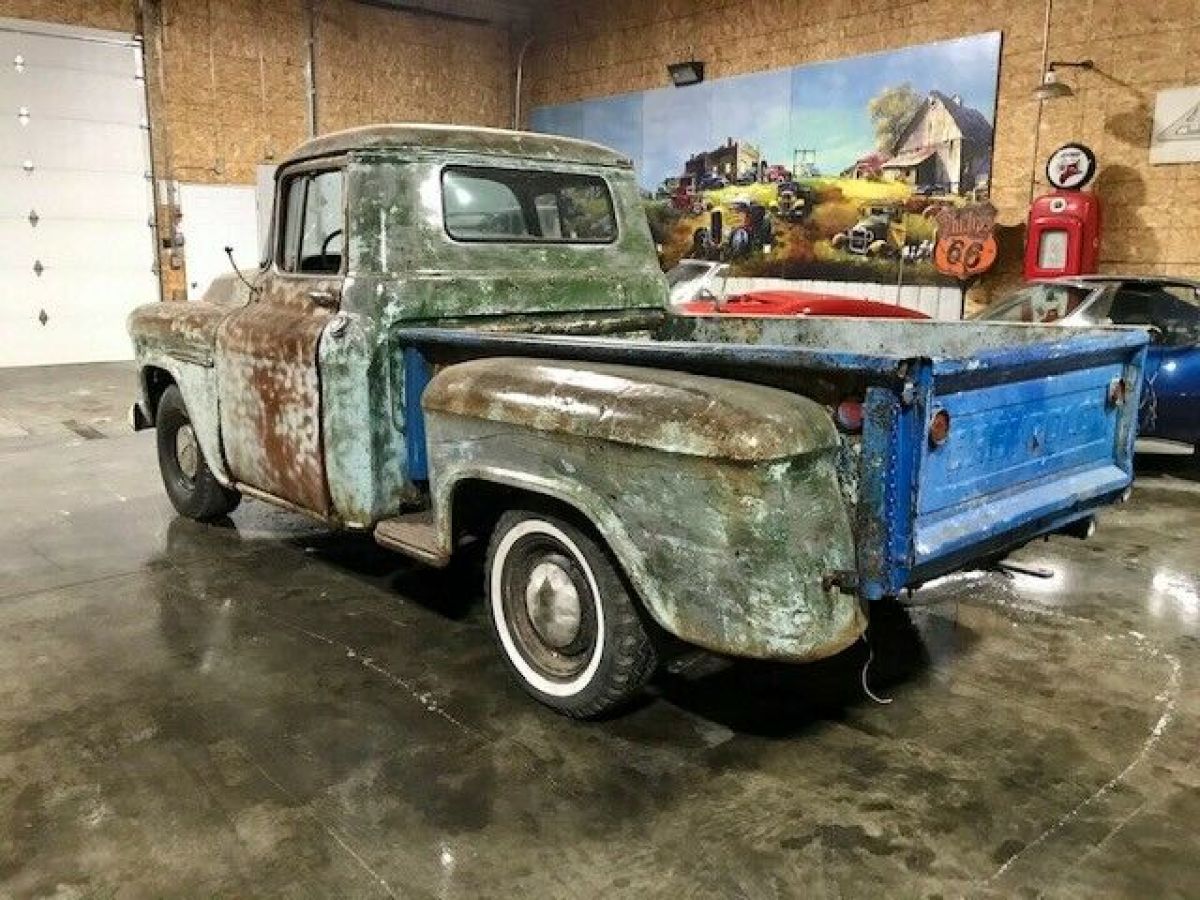 1955 Chevrolet Other Pickups No Reserve 3100 short box step side truck VIDEO - photo 9
