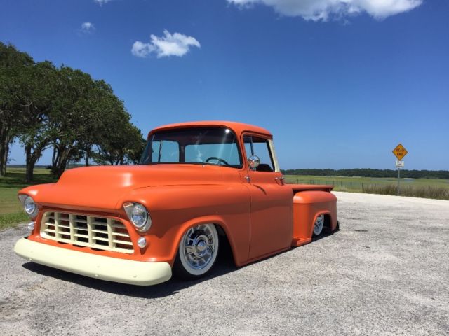 1955 Chevy Pickup Big Back Window Ls1 Air Ride Free Shipping! 1955 Chevrolet Other Pickups