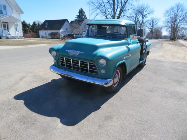 1955 CHEVY PICKUP TRUCK SEE VIDEO ORIGINAL TRUCK RUNS EXCELLENT 53 54 56 57 58 1955 Chevrolet Other Pickups TRUCK PICKUP