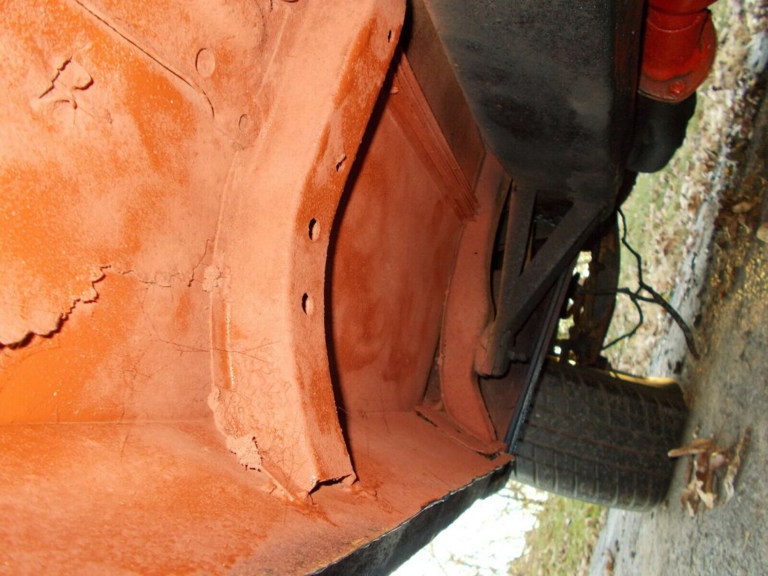 1955 Chevrolet Bel Air/150/210 ribbed door panels black cloth seat - photo 11