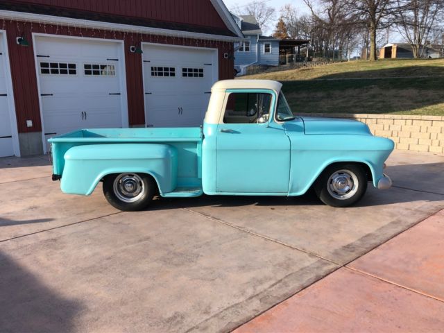 1955 Chevrolet Other Pickups Stepside Short Bed Kick Ass Old School Hot Rod