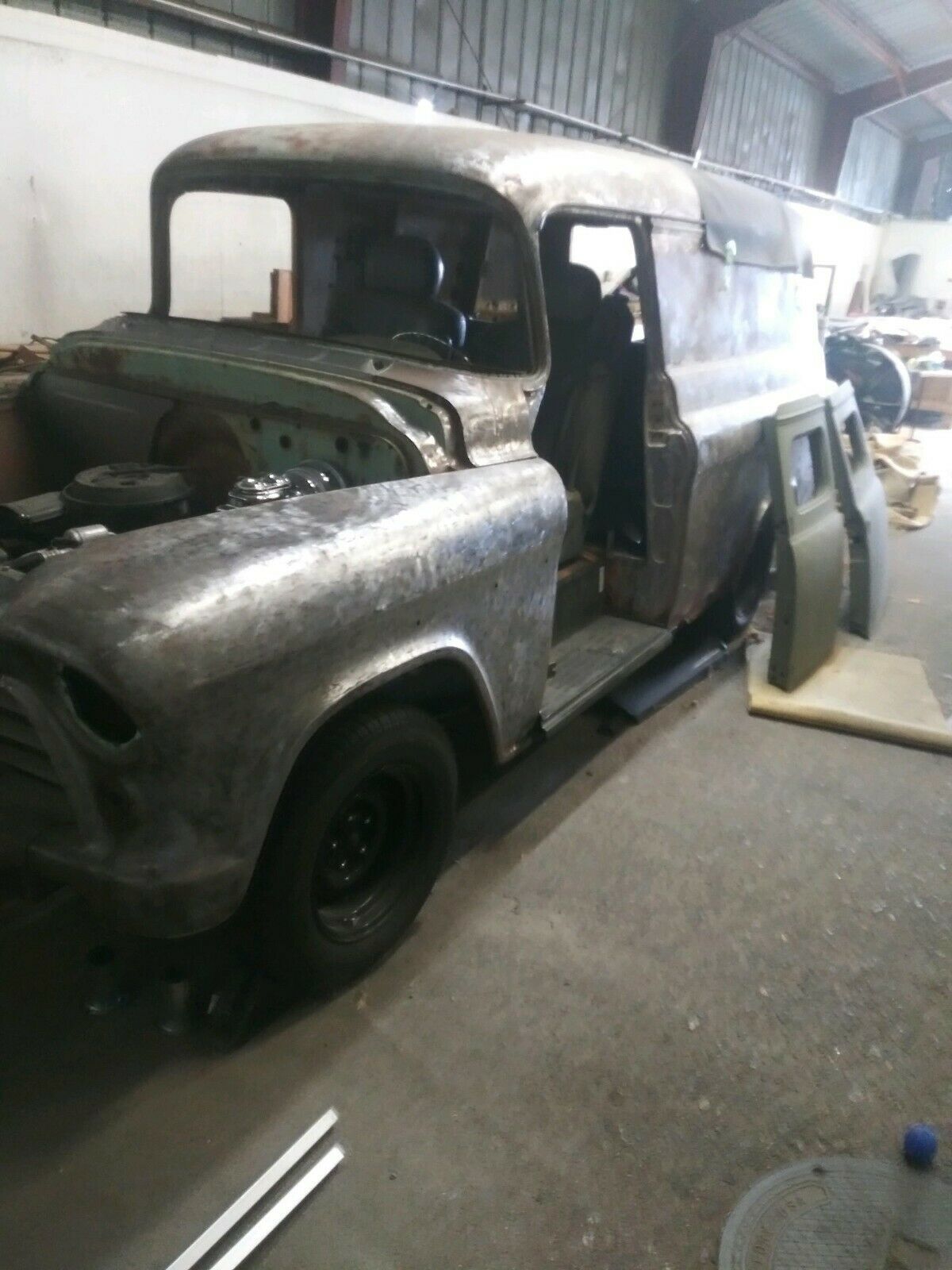 1955 Chevy Truck ( panel truck) 3100 short bed Project, Can be real nice! 1955 Chevrolet Other Pickups