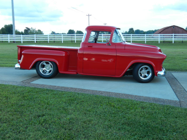 1955 CHEVY truck RESTO-MOD all new ALL CUSTOM(COLD A/C) hot rod Bel/Air 210 1955 Chevrolet C/K Pickup 1500 Pickup truck