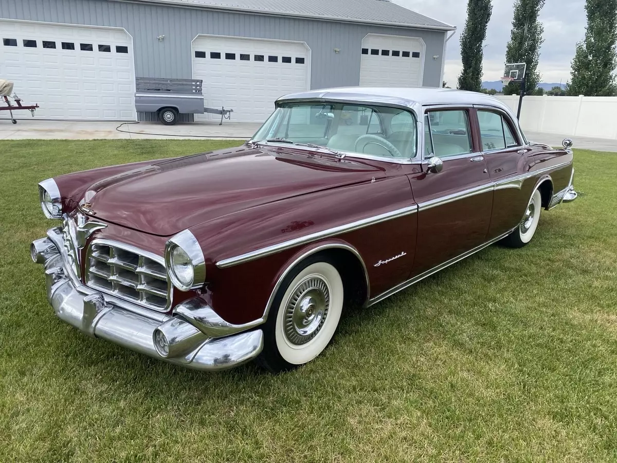 1955 Chrysler Imperial Sedan Red 1955 Chrysler Imperial