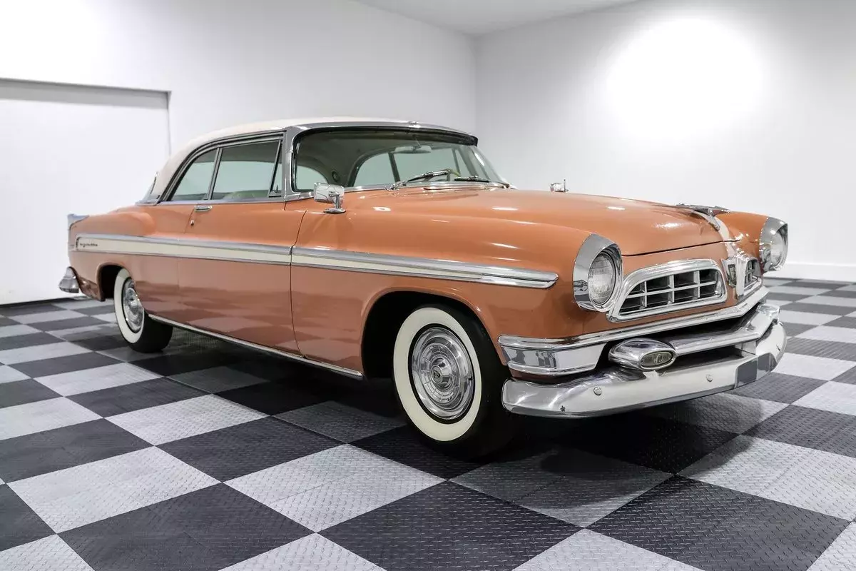 1955 Chrysler New Yorker 65956 Miles Coral Coupe 331 Hemi V8 3 Speed 1955 Chrysler New Yorker
