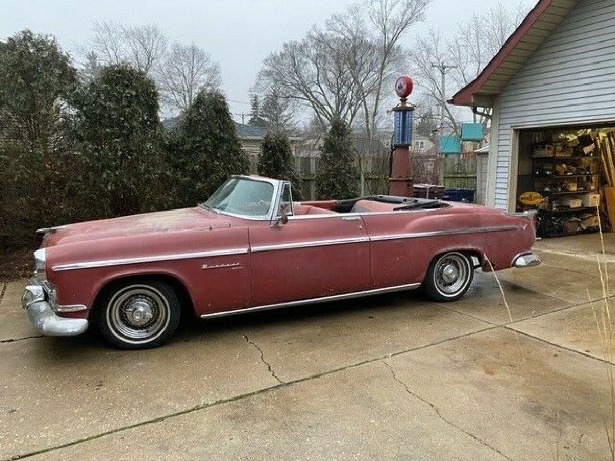 1955 Chrysler Windsor Convertible Barn find, rebuilt engine & trans., No Reserve 1955 Chrysler 300 Series