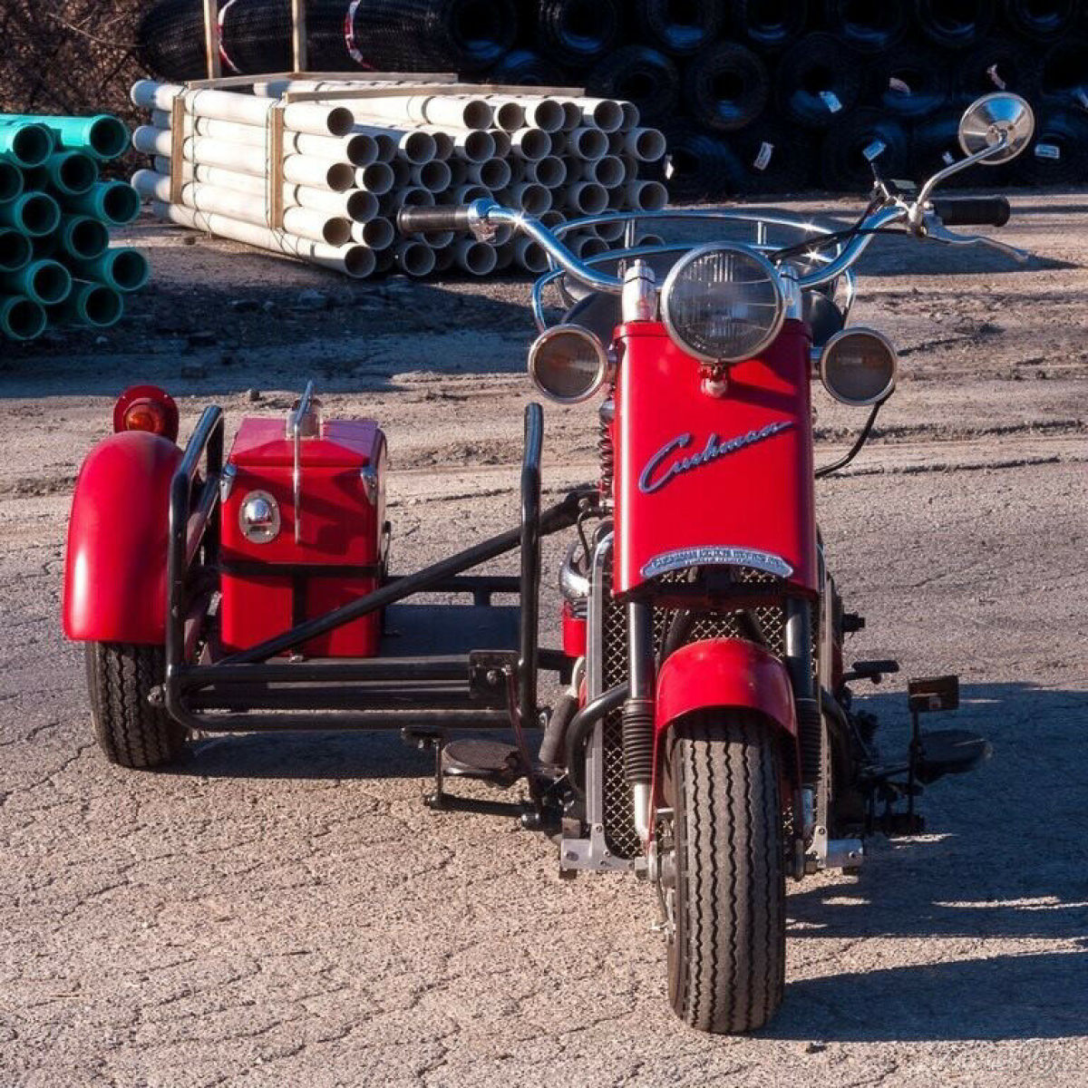 1955 Cushman Eagle Motorcycle Custom Sidecar Crosley Powered 1955 Other Makes Eagle Custom Sidecar