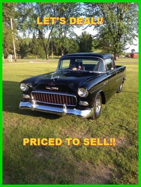 1955 elCamino Automatic RWD Pickup Truck P/W, P/S, P/D, A/C Oak Boards in Bed, 1955 Chevrolet El Camino