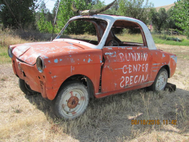 1955 Fiat Autobianchi Bianchina Transformable Parts Car 55 56 57 58 59 60 500 1955 Fiat 500 600 Bianchina Autobianchi Micro Car Rodeo Clown Car NO RESERVE!