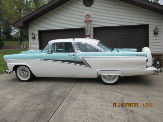 1955 FORD CROWN VICTORIA METEOR RIDEAU ONE OF 151 MADE RESTORED ORIGINAL 56-57 1955 Ford Crown Victoria FULL SIZE