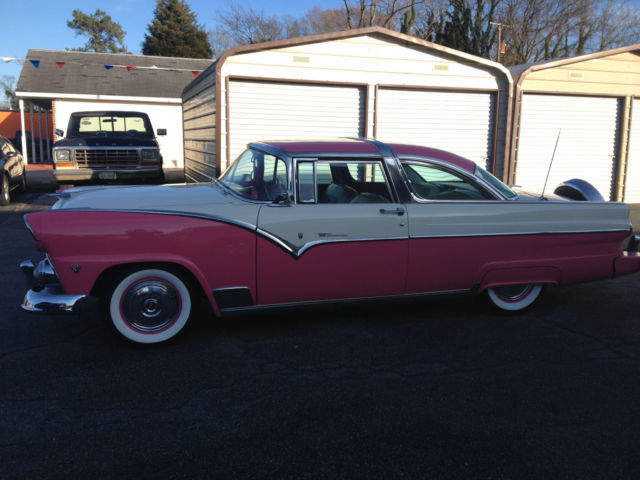 1955 FORD CROWN VICTORIA PINK AND WHITE 1955 Ford Crown Victoria CROWN VIC