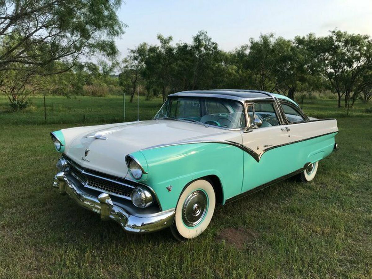1955 Ford Crown Victoria Skyliner glass roof V8 3SPD AC 1734 Miles Sea Sprite Gr 1955 Ford Crown Victoria Skyliner glass roof V8 3SPD AC