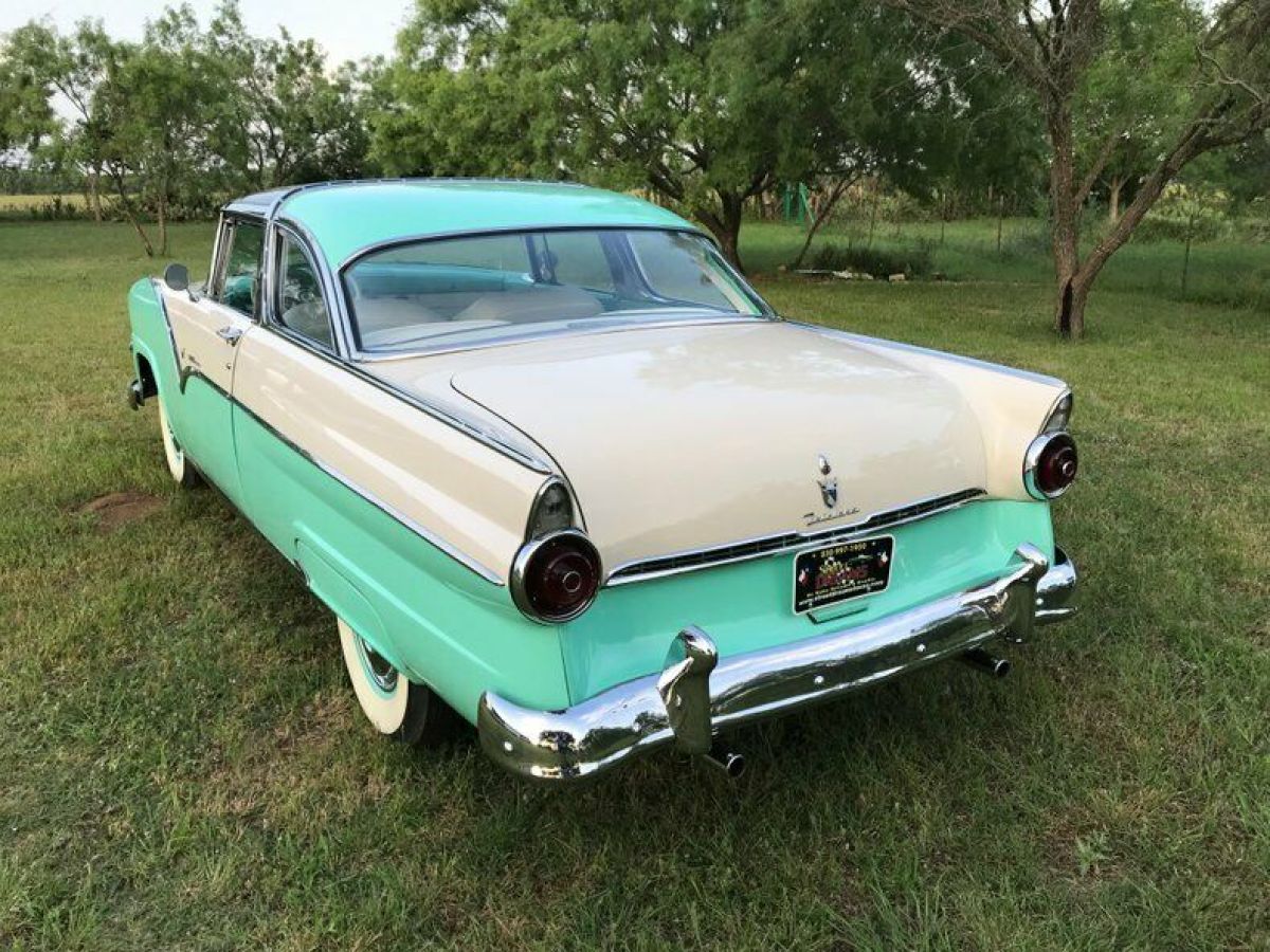 1955 Ford Crown Victoria Skyliner glass roof V8 3SPD AC - photo 5