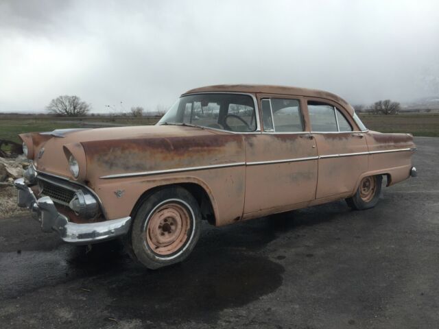 1955 FORD CUSTOMLINE, ONE OWNER, BARN FIND, SOLID BODY, PERFECT RAT ROD OR GASER 1955 Ford Customline 55 FORD CUSTOM SOLID BARNFIND GREAT GASER - RATROD