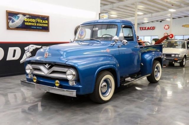 1955 Ford F-100 312 3 speed vintage air WWW radials older SoCal bu - photo 3