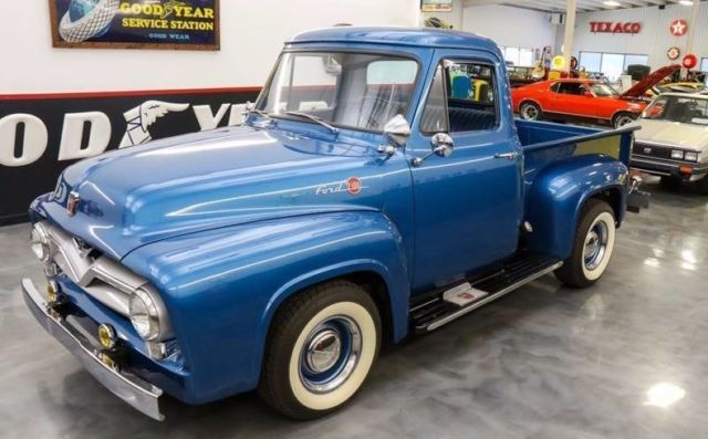1955 Ford F-100 312 3 speed vintage air WWW radials older SoCal bu - photo 5