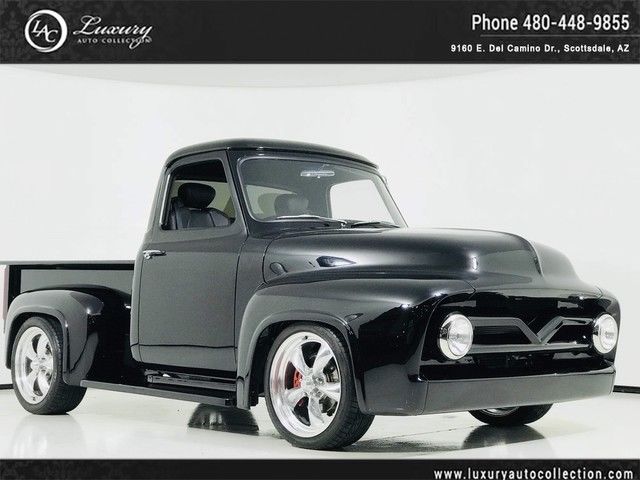 1955 Ford F-100 on SVT Lightning Chassis *Black Lightning* 1955 Ford F-100