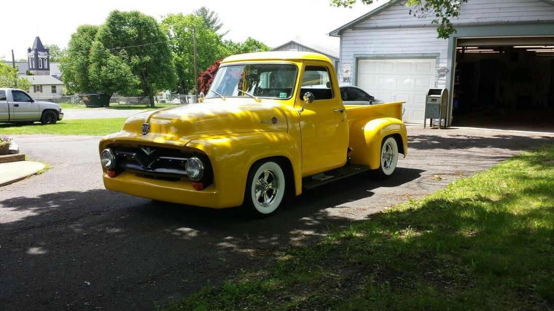 1955 ford f-100 pickup Hot Rod 1955 Ford F-100
