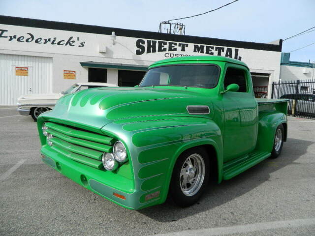 1955 ford f100 Custom Pick-Up street rod hot rod classic resto rod 1955 Ford F-100