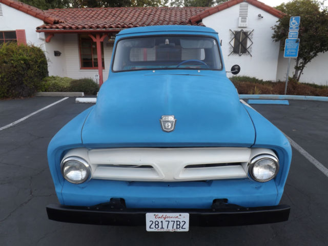 1955 Ford F-100 Daiy Driver Pickup w/ Rebuilt Motor No Reserve!!! - photo 3