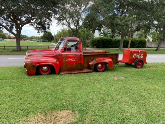 1955 FORD F100 PATINA LATE MODEL FRAME V8 4.6l VORTEC FUEL INJECTED CALL NOW! 1955 Ford F-100