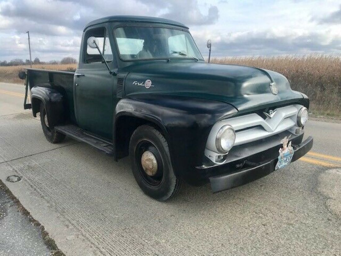 1955 Ford F-100 NO RESERVE F2 pick up truck Rides Drives - photo 4