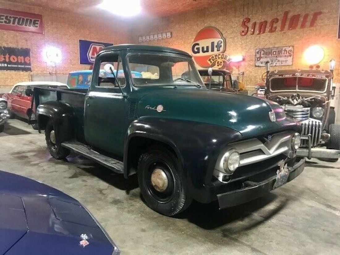 1955 Ford F-100 NO RESERVE F2 pick up truck Rides Drives - photo 7