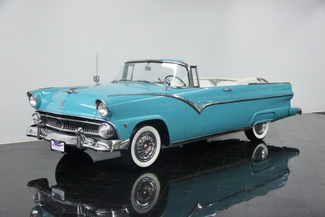 1955 Ford Fairlane Sunliner *$471 PER MONTH* Convertible Turquoise V8 1955 Ford Fairlane