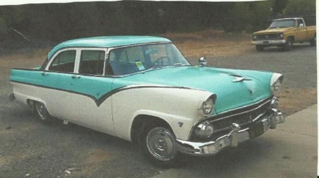 1955 Ford Fairlane Town Sedan Beautiful Car Hot Rod Modified 1955 Ford Fairlane White