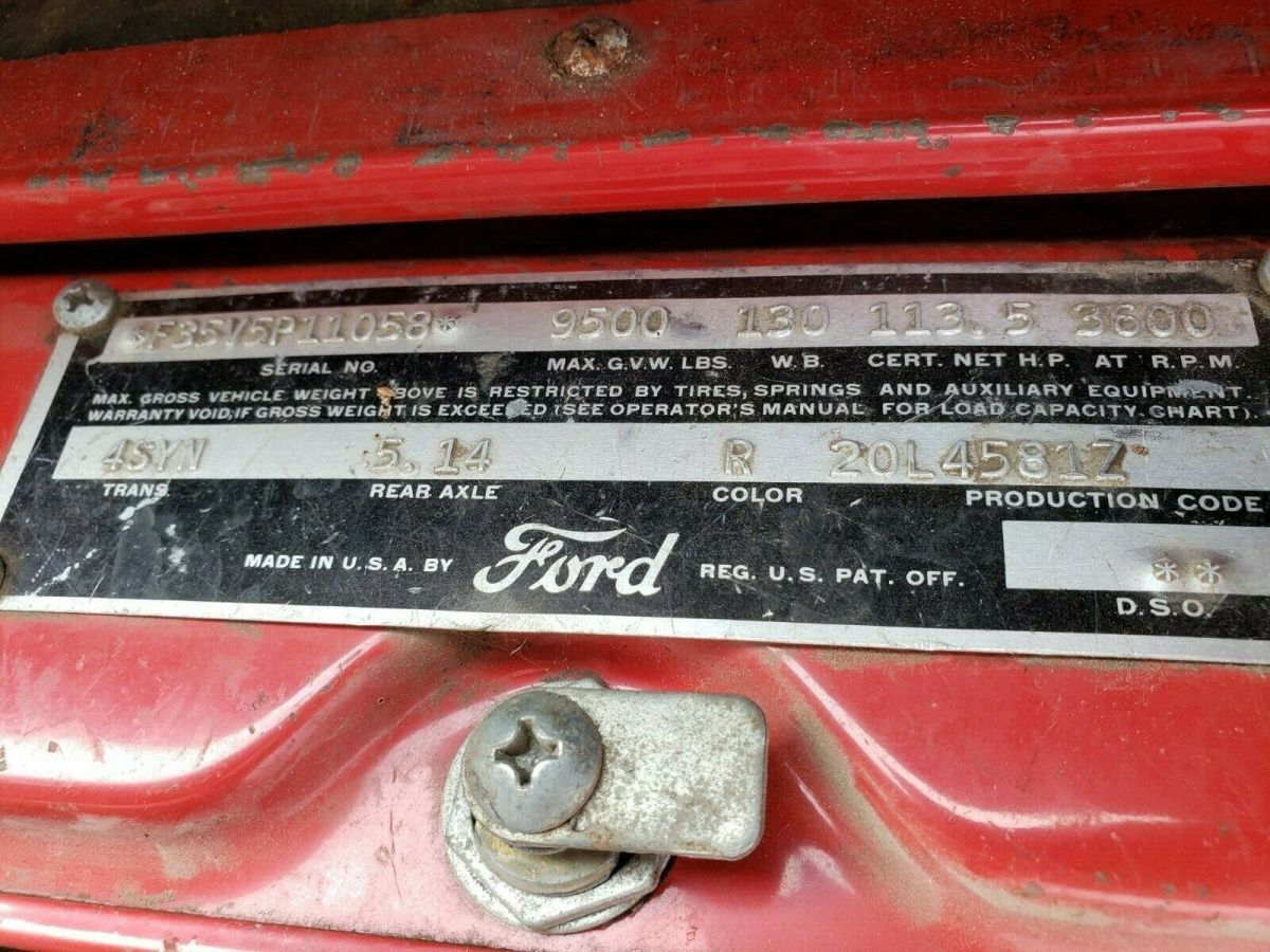 1955 Ford F-350 Original - photo 11