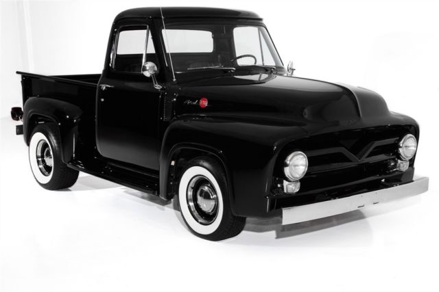 1955 Ford Pickup F100 Black 302 Auto, Frame-Off Automatic Pickup Truck 1955 Ford Pickup F100 Black 302 Auto, Frame-Off