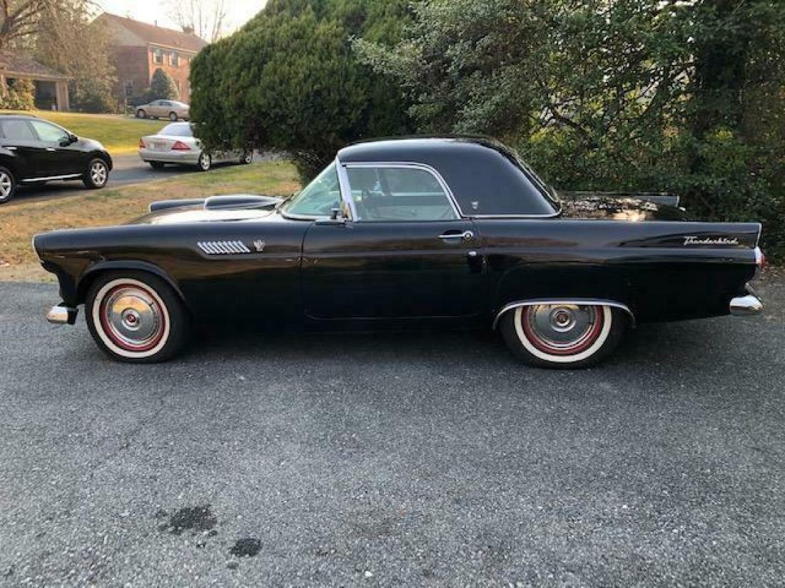1955 Ford Thunderbird BLACK AND WHITE LEATHER - photo 2
