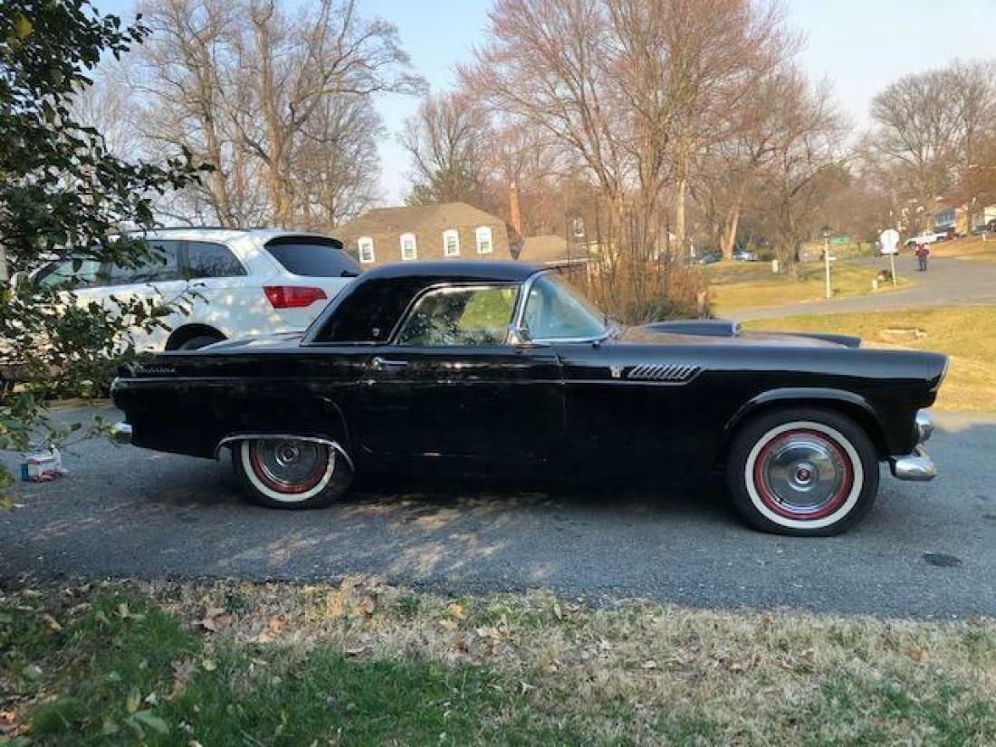 1955 Ford Thunderbird BLACK AND WHITE LEATHER - photo 3