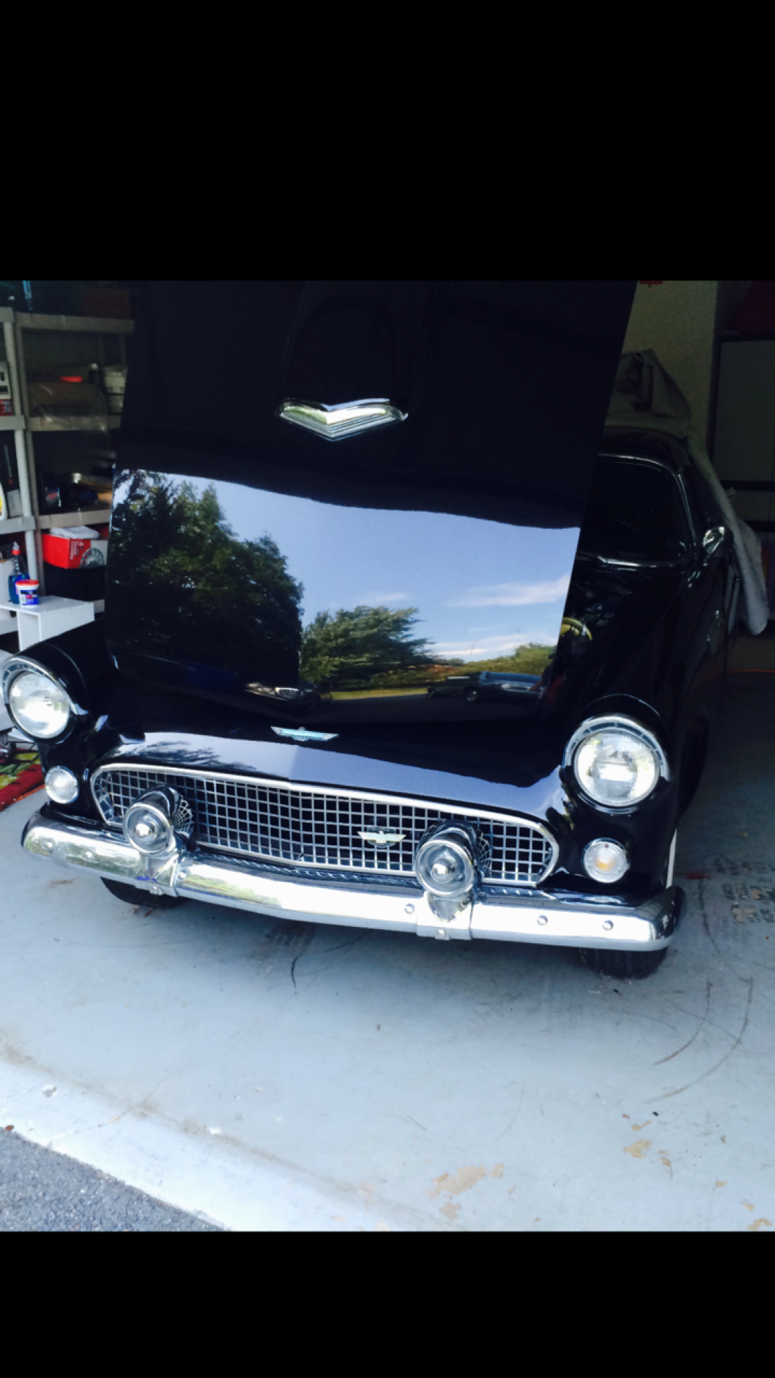 1955 Ford Thunderbird BLACK AND WHITE LEATHER - photo 5