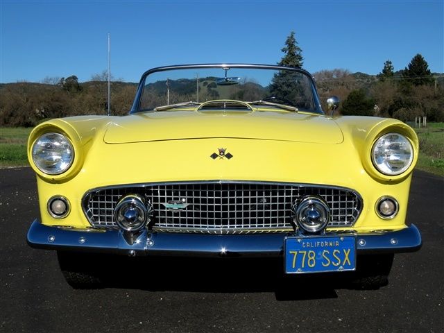 1955 Ford Thunderbird --- 3-Speed Manual --- Power Seat --- Clean California Car 1955 Ford Thunderbird Thunderbird