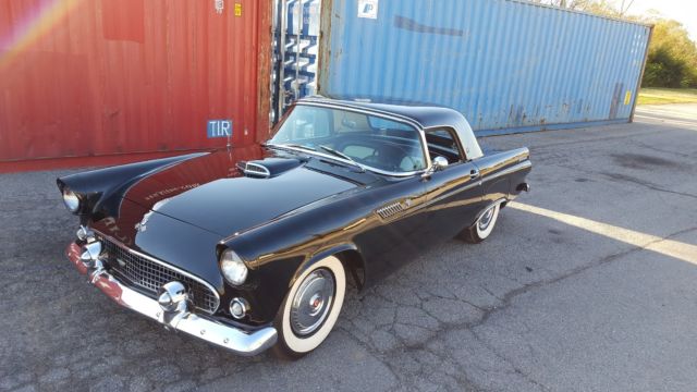 1955 Ford Thunderbird #401vin. 22K miles! Correct Blk.Blk/wht. Original & stock. 1955 Ford Thunderbird