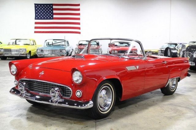 1955 Ford Thunderbird 73777 Miles Red Convertible 292 V8 Automatic 1955 Ford Thunderbird --