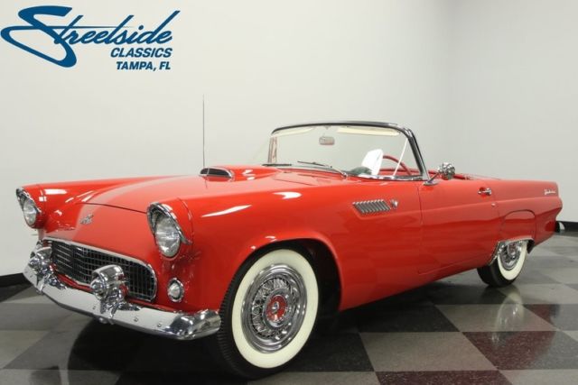 1955 Ford Thunderbird 7960 Miles Torch Red Convertible 292 V8 3 Speed Automatic 1955 Ford Thunderbird --