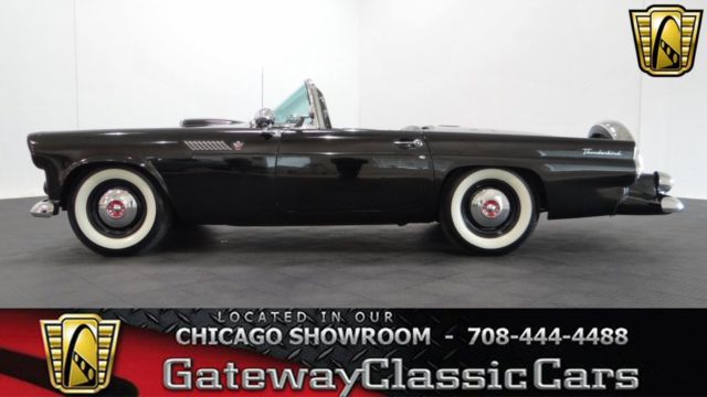 1955 Ford Thunderbird 84054 Miles Black Convertible 292 CID V8 3-Speed Manual 1955 Ford Thunderbird