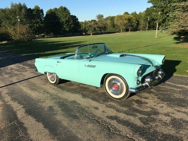 1955 Ford Thunderbird Blue, 3 speed manual with overdrive, both tops 1955 Ford Thunderbird